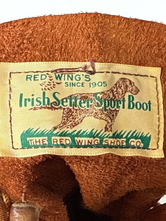 Vtg 1970s Red Wing Irish Setter Sport Boots 2176 Men 7C/Women 8.5 Seconds + Box main image 5